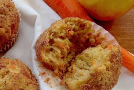 Apple-Carrot Morning-Glory Muffins!