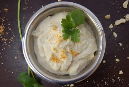 Vegan Cashew-Cauliflower "Sour Cream"