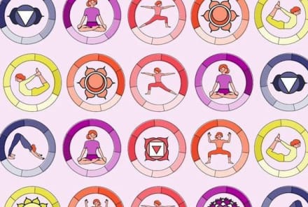Balance Your 7 Chakras With These Yoga Poses & Mantras (Infographic)