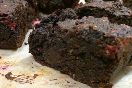 How To Make Gluten-Free Dark Chocolate Raspberry Brownies