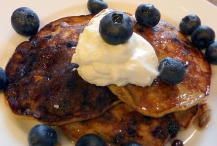 Gluten-Free Blueberry Pancakes (Perfect For A Cold Winter Morning!)