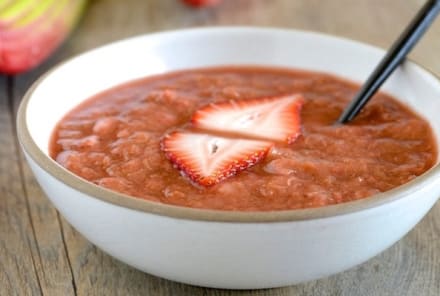 Strawberry, Rhubarb & Ginger Compote