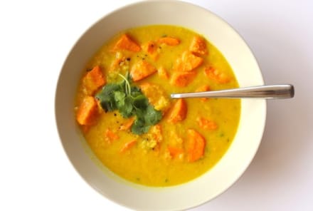 Perfect For Fall: Yam, Lentil & Ginger Soup