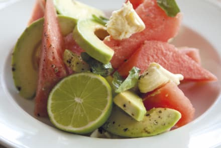 A Watermelon Avocado Salad Perfect For Summer