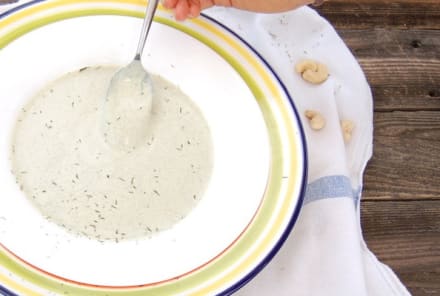 Creamy Cashew-Dill Dressing That's Great On Any Salad!