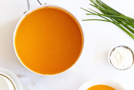 Carrot, Turmeric + Ginger Soup