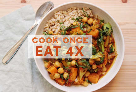 Cook Once, Eat Healthy All Week: Vegetable Curry, Taco Bowls + More