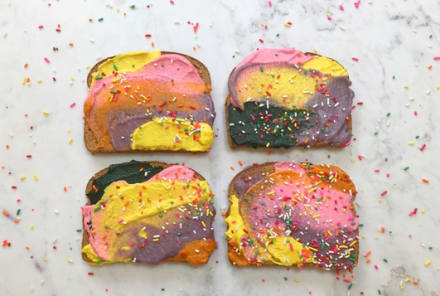 Unicorn Toast Is A Thing (And It's REALLY Good For You!)  Here's How To Make It At Home