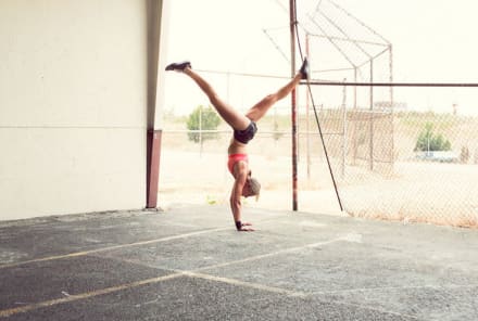 4 Exercises To Help You Finally Do A Handstand