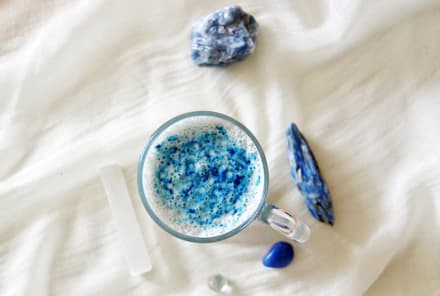 This Mermaid Latte Gets Its Magical Color From An Ancient Herbal Tea