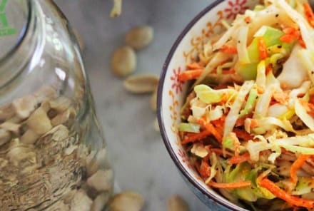 Peanut Cole Slaw (It's Delicious & Vegan!)
