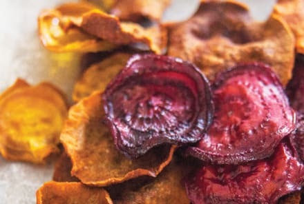 A Better Snack: Beet & Sweet Potato Chips