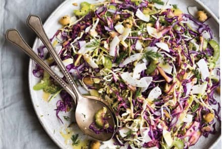 Make Lunch Better This Week With A Cleansing Cabbage + Chickpea Salad