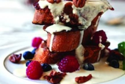 French Toast with Amaretto Crème