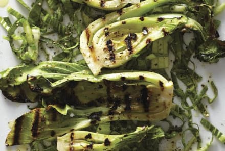 Grilled Baby Bok Choy With Miso Butter