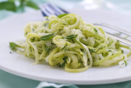 Gluten-Free Recipe: Zucchini Ribbon Pasta & Pesto
