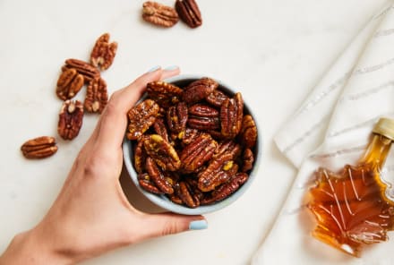 Turmeric-Spiked Candied Maple Pecans Are The Ultimate Anti-Inflammatory Holiday Treat