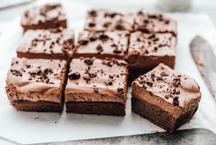 French Roast Coffee Gives These Walnut & Strawberry Brownies Even Better