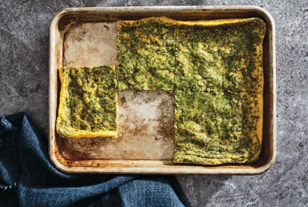 Need A Savory Breakfast Idea? Try This Herby Sheet Pan Frittata
