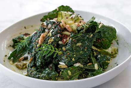 This Pesto Salad Combines Some Of Our Fave Blood Sugar Balancing Foods