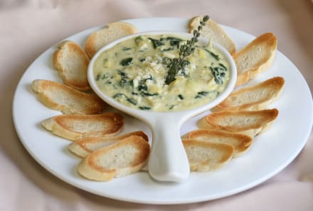 This Healthier Take On Creamy Spinach Artichoke Dip Supports Longevity