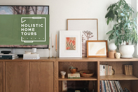 soothing home tv stand with plants and art soothing home tv stand with plants and art
