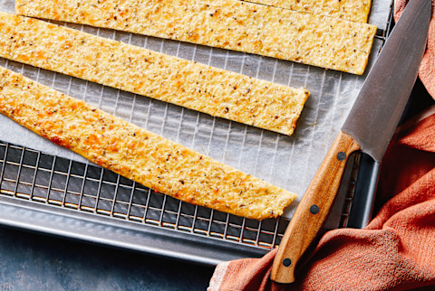 Keto-Friendly Cauliflower Breadsticks Keto-Friendly Cauliflower Breadsticks