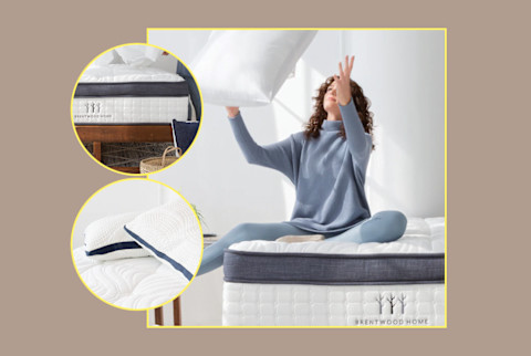 best pillow-top mattress Brentwood mattress on bed best pillow-top mattress Brentwood mattress on bed