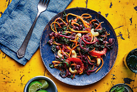 Kale, carrot & bean salad Kale, carrot & bean salad