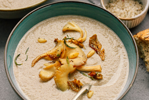 Mushroom Soup with Rosemary Mushroom Soup with Rosemary