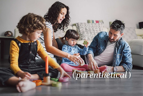 Happy family playing with their kids Happy family playing with their kids
