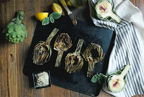 grilled artichokes