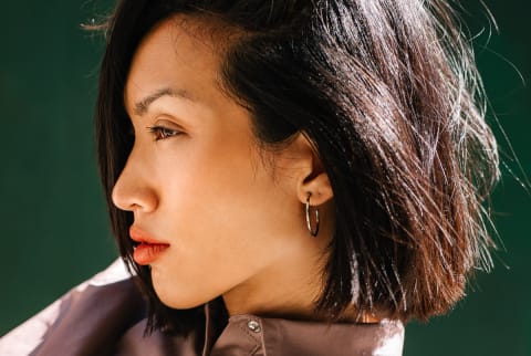 woman's skin profile woman's skin profile