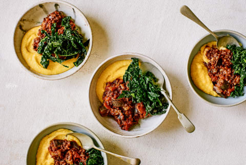 Tomato, Lentil, and Eggplant Ragu