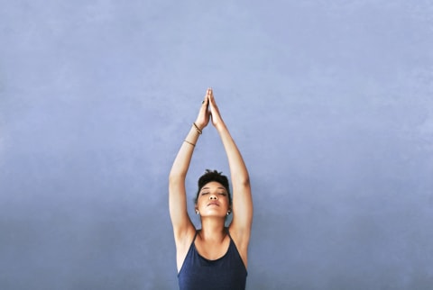 Woman doing yoga