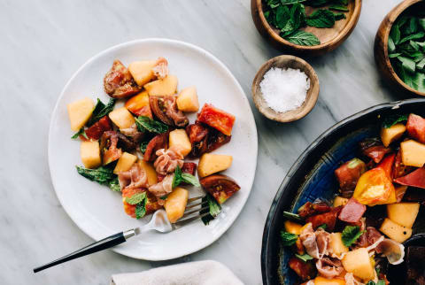 Overhead Photo of Mediterranean Diet Dish