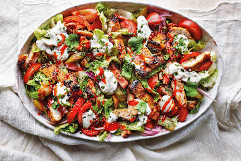 Chicken Shawarma Salad Chicken Shawarma Salad