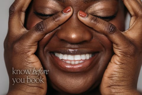 woman with white teeth smiling