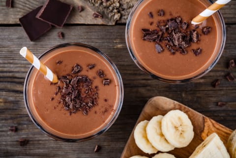 chocolate banana smoothie