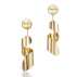 gold raindrop earrings