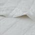 white quilted bedding thin