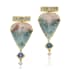  Tourmaline + Diamond teardrop earings