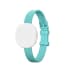 Ava Bracelet for fertility tracking with blue strap and white sensor