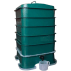 worm bin green stacked