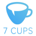 7 Cups logo with chipped teacup