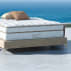 Saatva mattress on beach