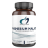 white magnesium supplement bottle