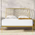 Leesa Legend Hybrid Mattress on gold bed frame in bedroom