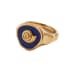 seashell gold ring