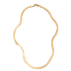 gold liquid chain necklace